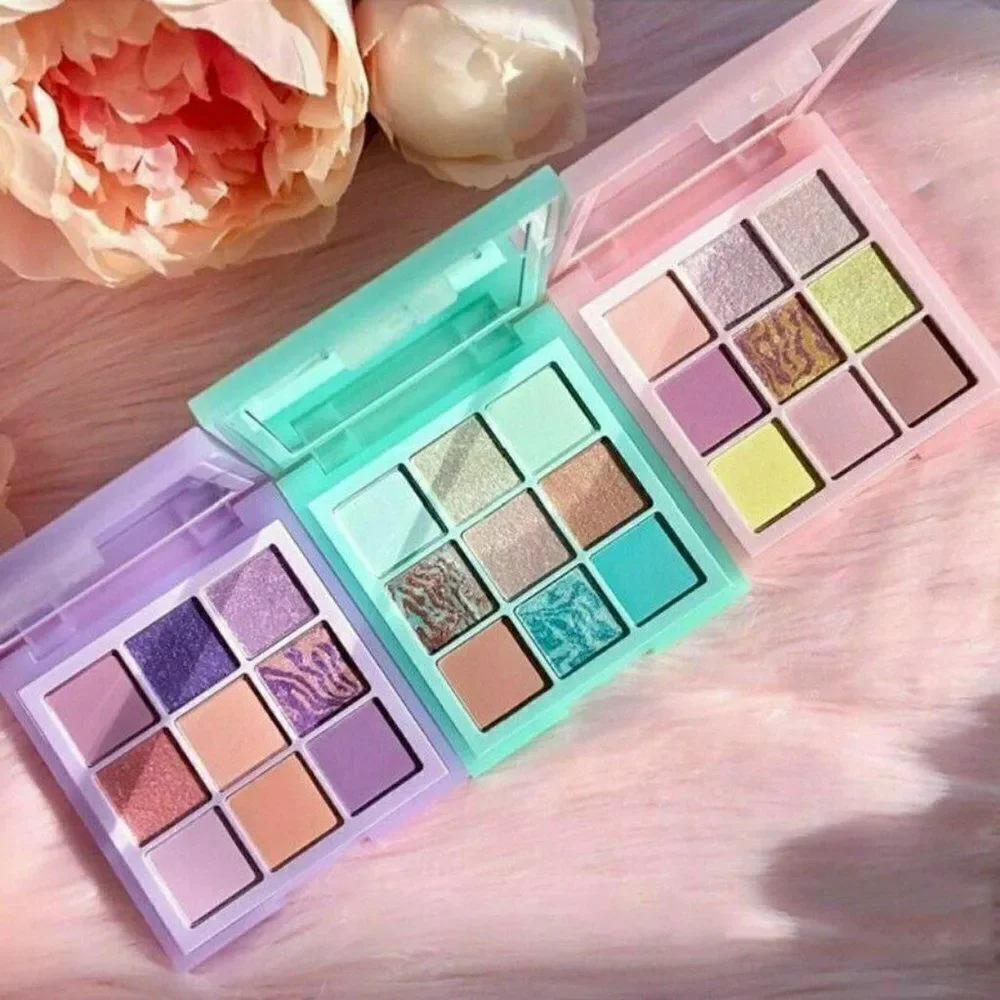 COPY - 9 Colors Eyeshadow Palette Long Lasting Shimmer Matte Glitter Eye Shadow…